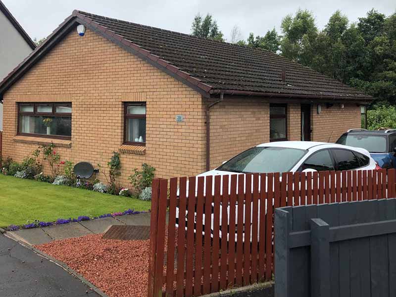 Before Photo: Bungalow Roof Protective Coating in Wishaw