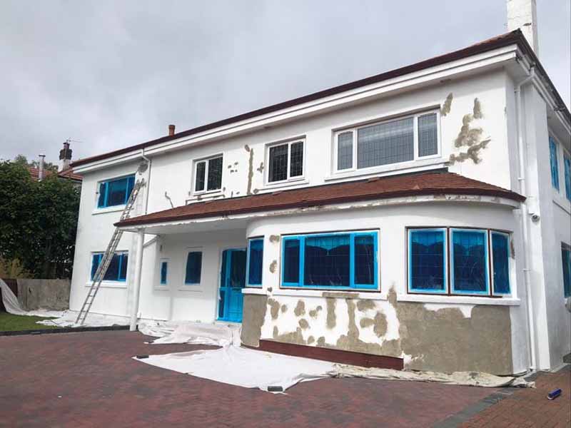 Before Photo: Exterior Thermal Wall Coating Protection in Carlisle, England